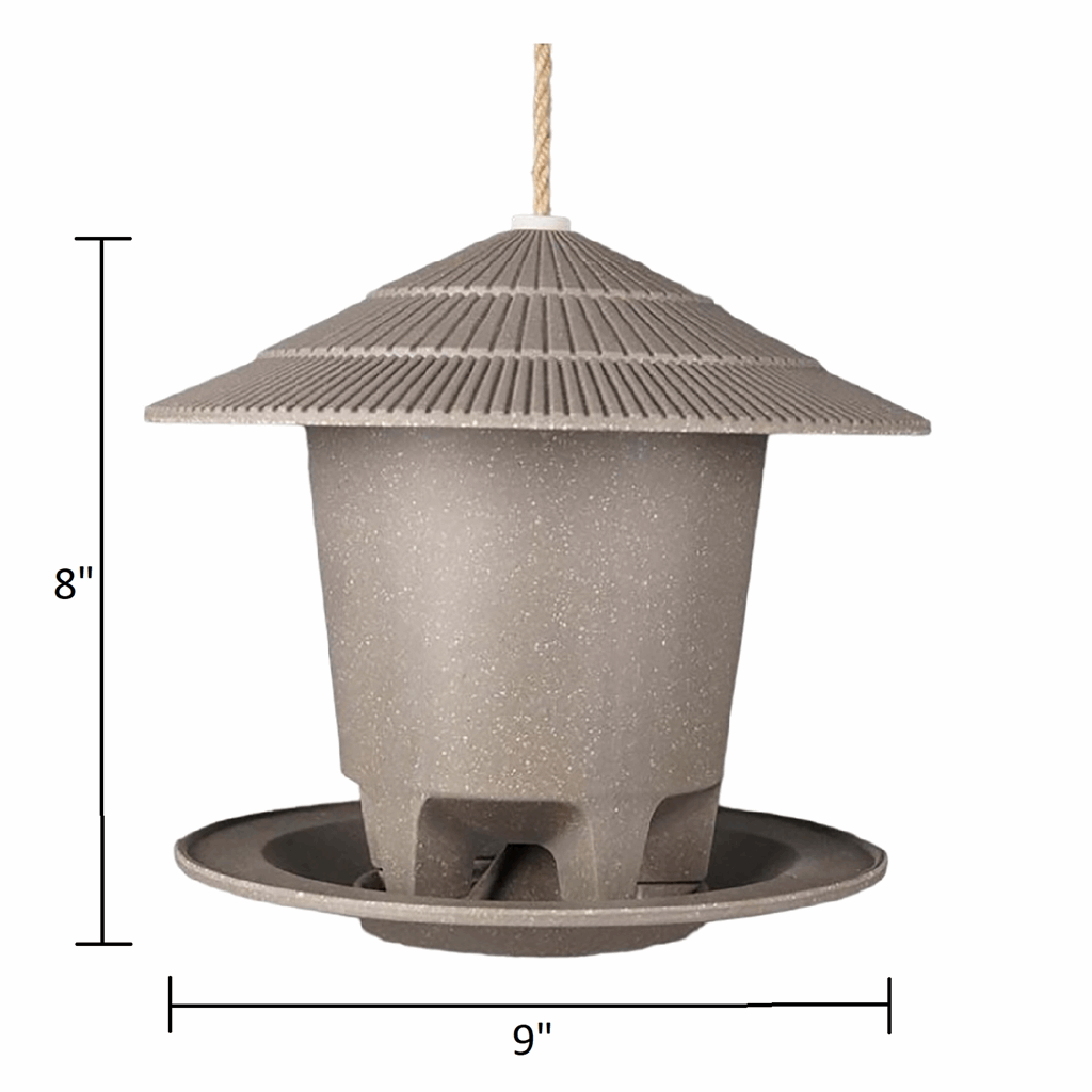 Deluxe Round Bird Feeder - Straw - Image 7