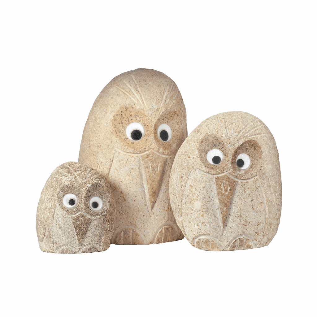 Family of Boulder Angry Birds 3 Pcs 4"6"8" - Image 2