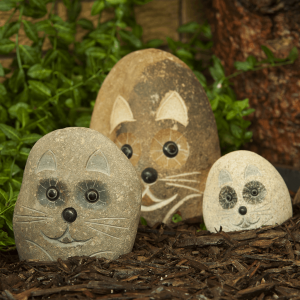 Family of Boulder Cats 3 Pcs 4"6"8"