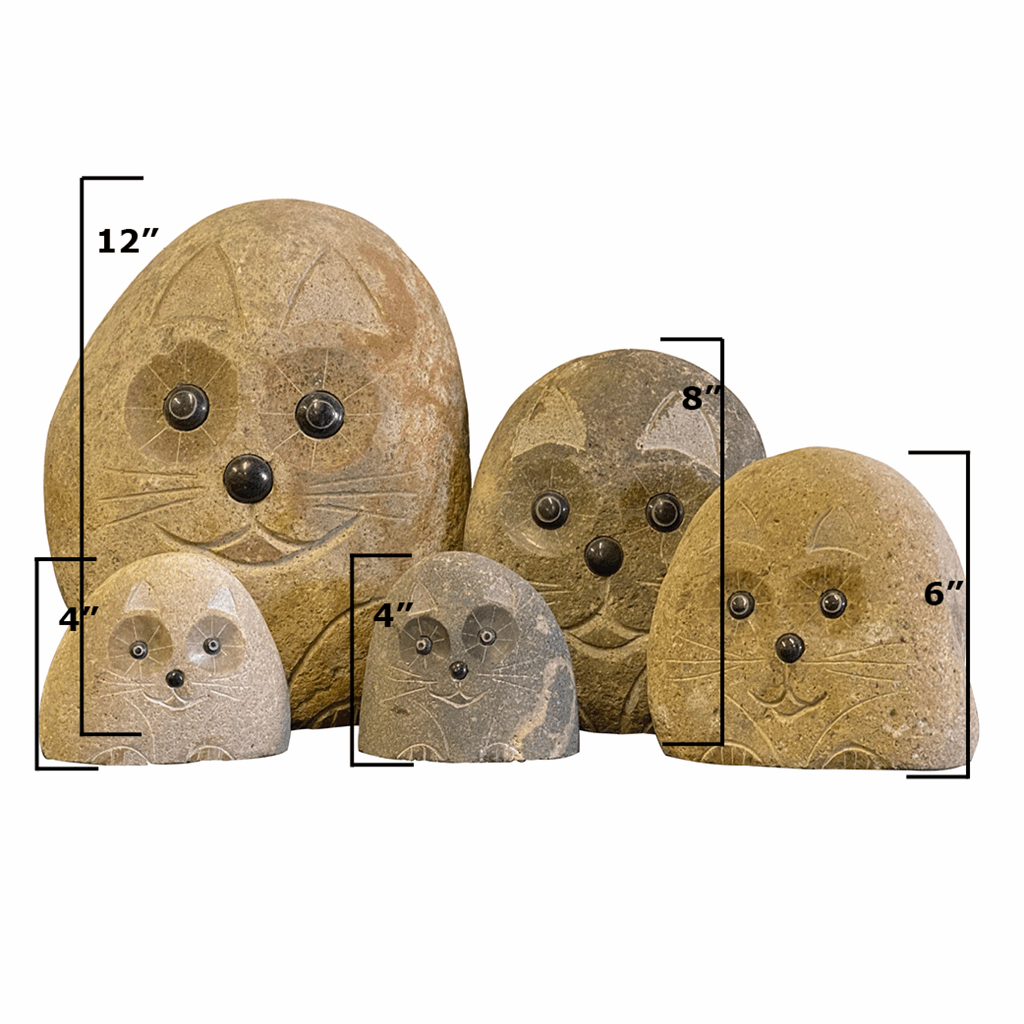 Family of Boulder Cats 5 Pcs 4"x26"8"12" - Image 4