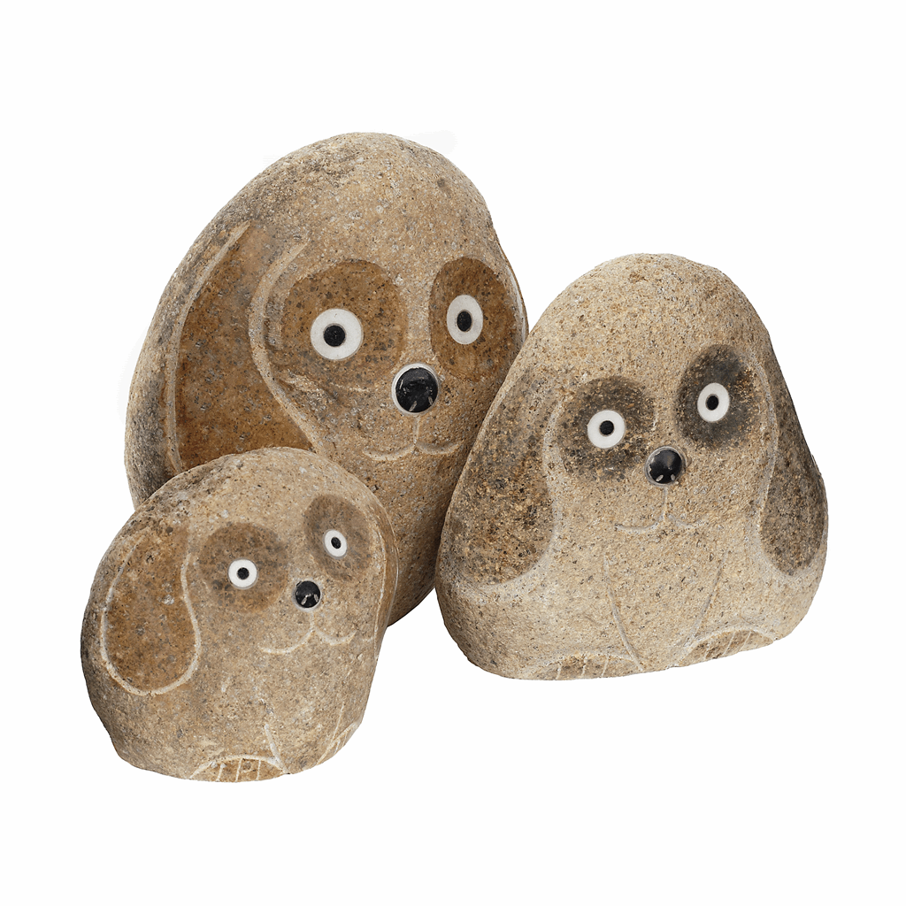 Family of Boulder Dogs 3 Pcs 4"6"8" - Image 3