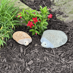 Family of Boulder Turtles 2 Pcs 10"14"
