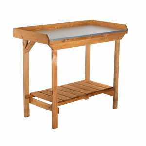 Gardener's Table with Tin Surface