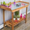 Gardener's Table with Tin Surface - Image 2
