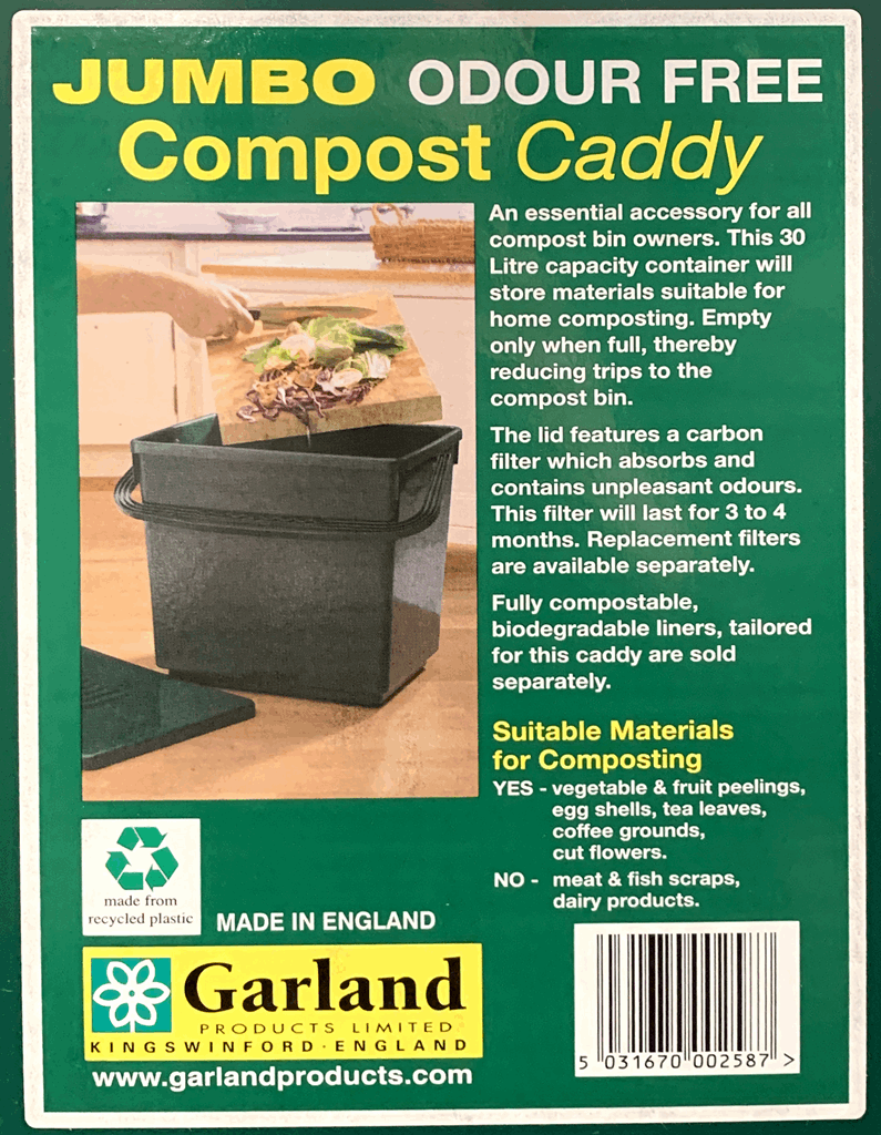 Jumbo Compost Caddy w/Repl Filters and Biodegradable Bags - Image 5
