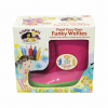 Little Pals Paint Your Own Wellies Rain Boots Pink with Green Trim Kids US Size 11.5 - Image 2