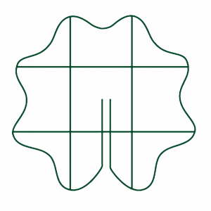 Plant Support Grid 17" Scalloped Circle