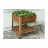 Square Raised Bed with Shelf - Image 2