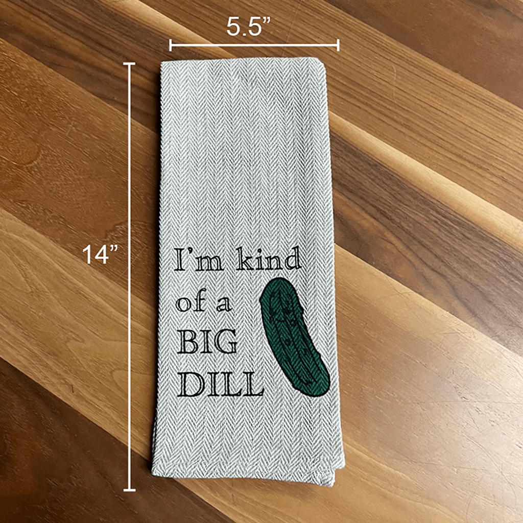 Tea Towel Two Pack - I'm Kind of a Big Dill and Sorry...I have Plants this weekend - Image 4