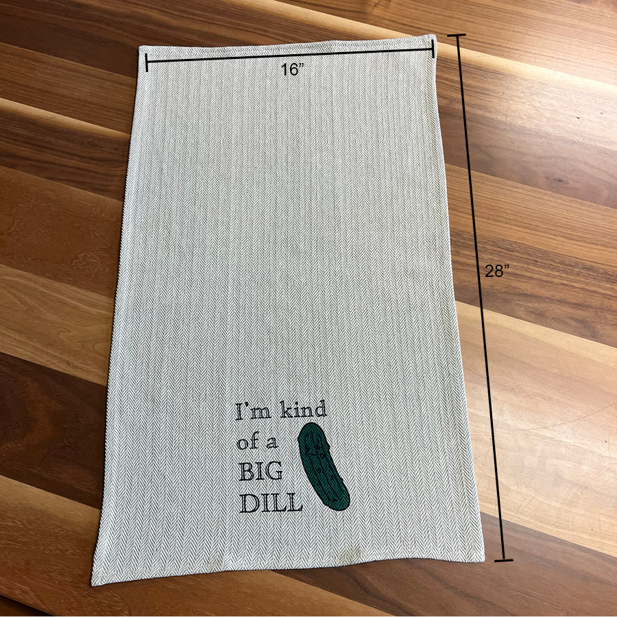 Tea Towel Two Pack - I'm Kind of a Big Dill and Sorry...I have Plants this weekend - Image 5