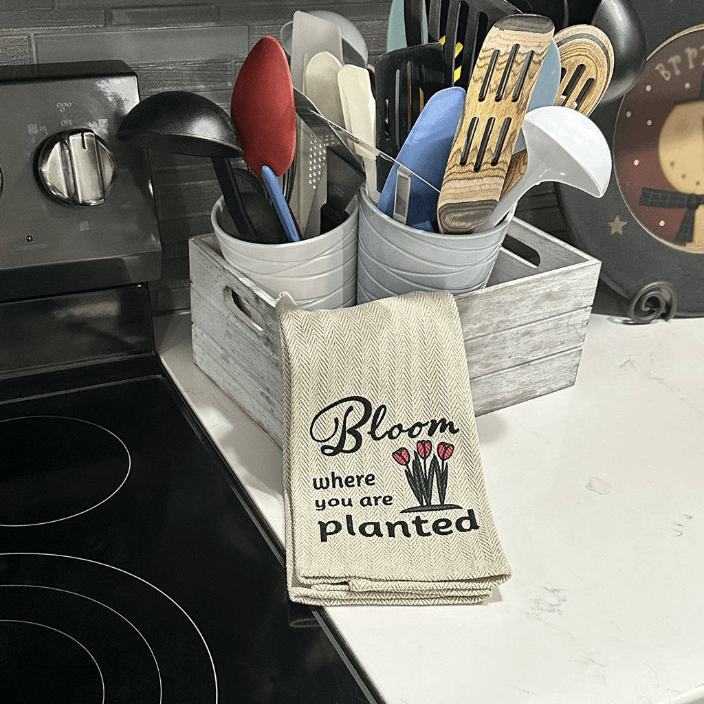 Tea Towel - Bloom Where you are Planted - Image 3