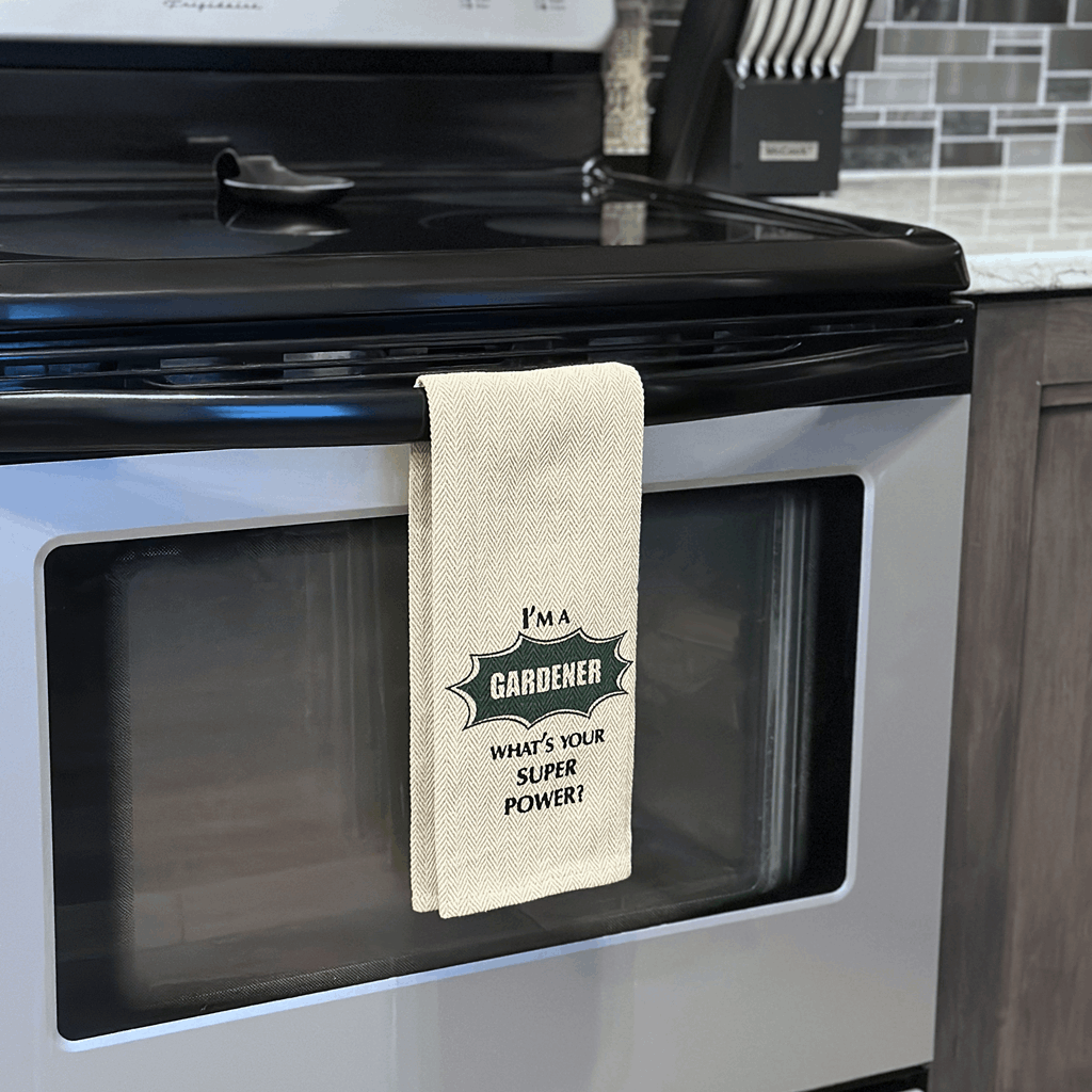 Tea Towel - I'm a Gardener What is your Superpower - Image 2