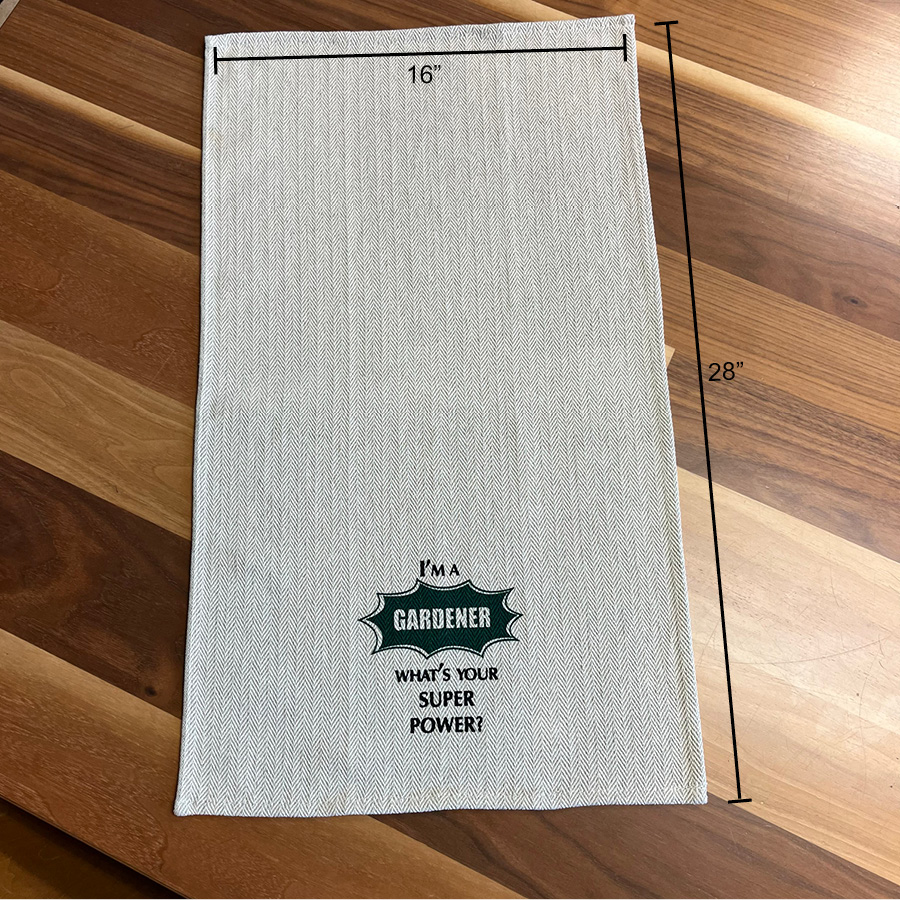 Tea Towel - I'm a Gardener What is your Superpower - Image 3