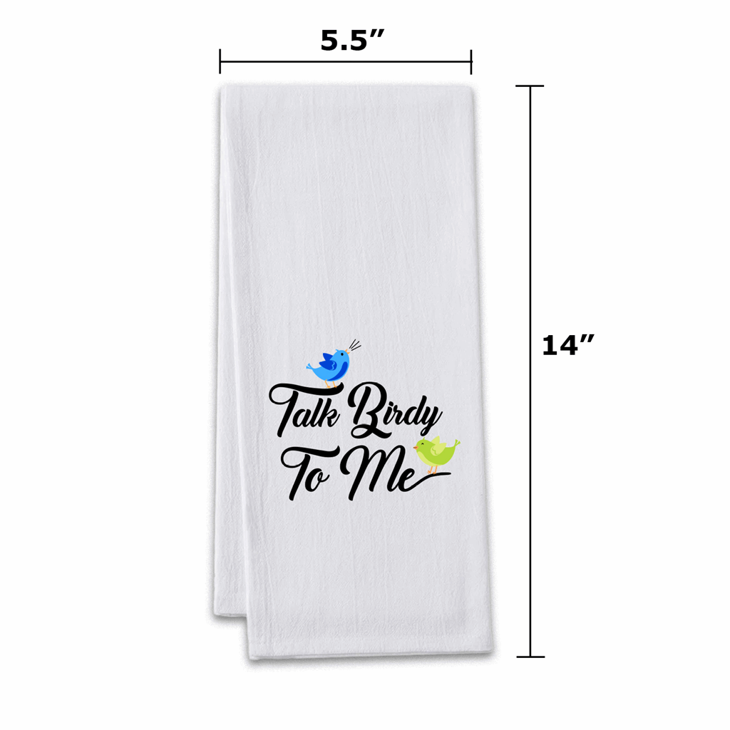 Tea Towel - Talk Birdy to me - Image 2